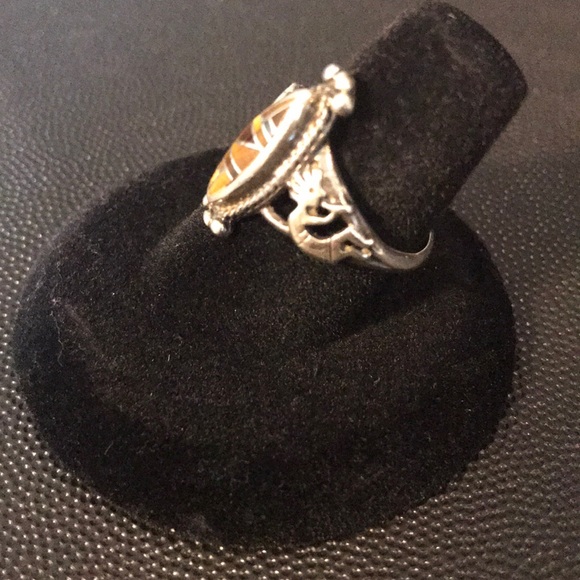 Steve Francisco Inlaid Spiny Oyster Ring - Picture 2 of 4